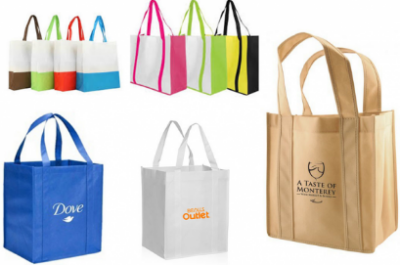 May túi siêu thị quảng cáo in logo